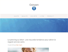 Tablet Screenshot of ozinzen.com